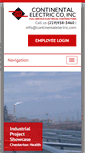 Mobile Screenshot of continentalelectric.com